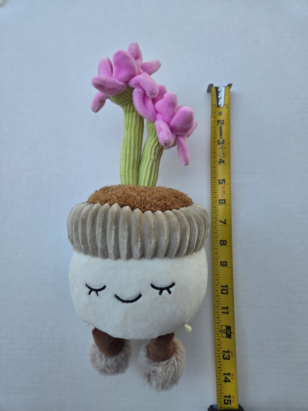 Greenhouse by Russ Pink Flower Potted Plant Plush Stuffed Animal 11" Jazwares